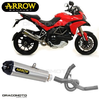 DUCATI MULTISTRADA 1200 2010-2014 Full exhaust ARROW WORKS Titanium CC