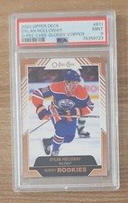 Dylan Holloway 2022-23 Upper Deck O-Pee-Chee Glossy Rookies Gold PSA 9 #R-11