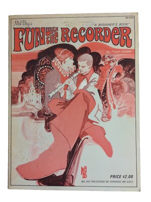 Mel Bays Fun With The Recorder Sheet Music Song Book Beginners Book          M12