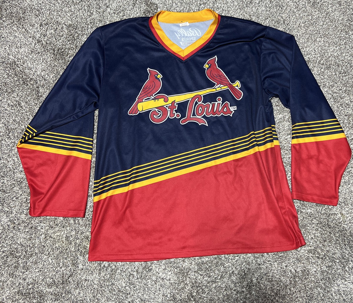 Louis Cardinals Stadium Giveaway Jersey Bally Sports Midwest Mens XL  Shirt