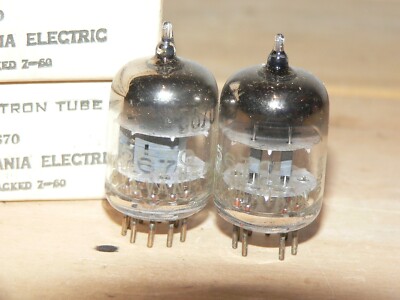 2 NIB Sylvania 5670 Tubes (USA 1960 D-Getter) 2C51-SAME CODE | eBay