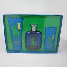 BIG PONY 1 for Men by Ralph Lauren 3 Pc Set: 4.2 oz EDT Spray, 6.7 oz S/G  Deo