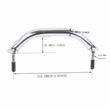 Stainless Steel Polished 8-5/8" Marine Grab Handle Boat Handrail for Yacht RV