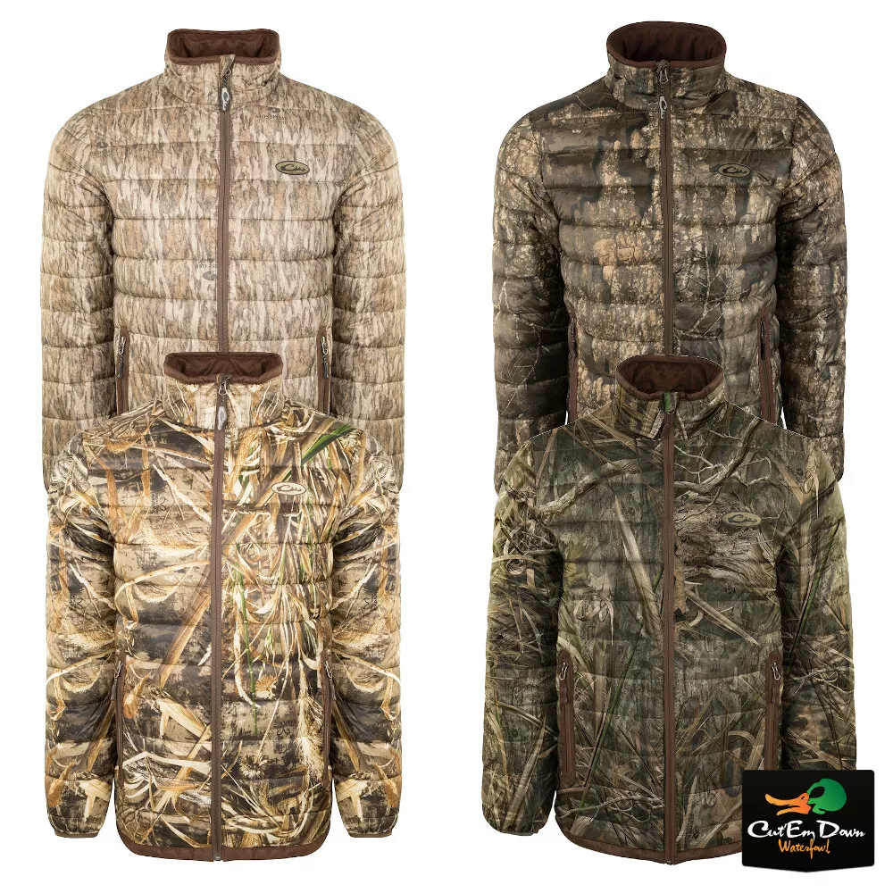 DRAKE WATERFOWL LST DOUBLE DOWN HYBRID LINER LAYERING JACKET FULL