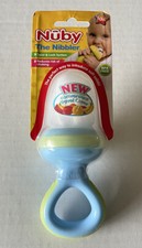 NEW NUBY THE NIBBLER BLUE GREEN 10 months up BP