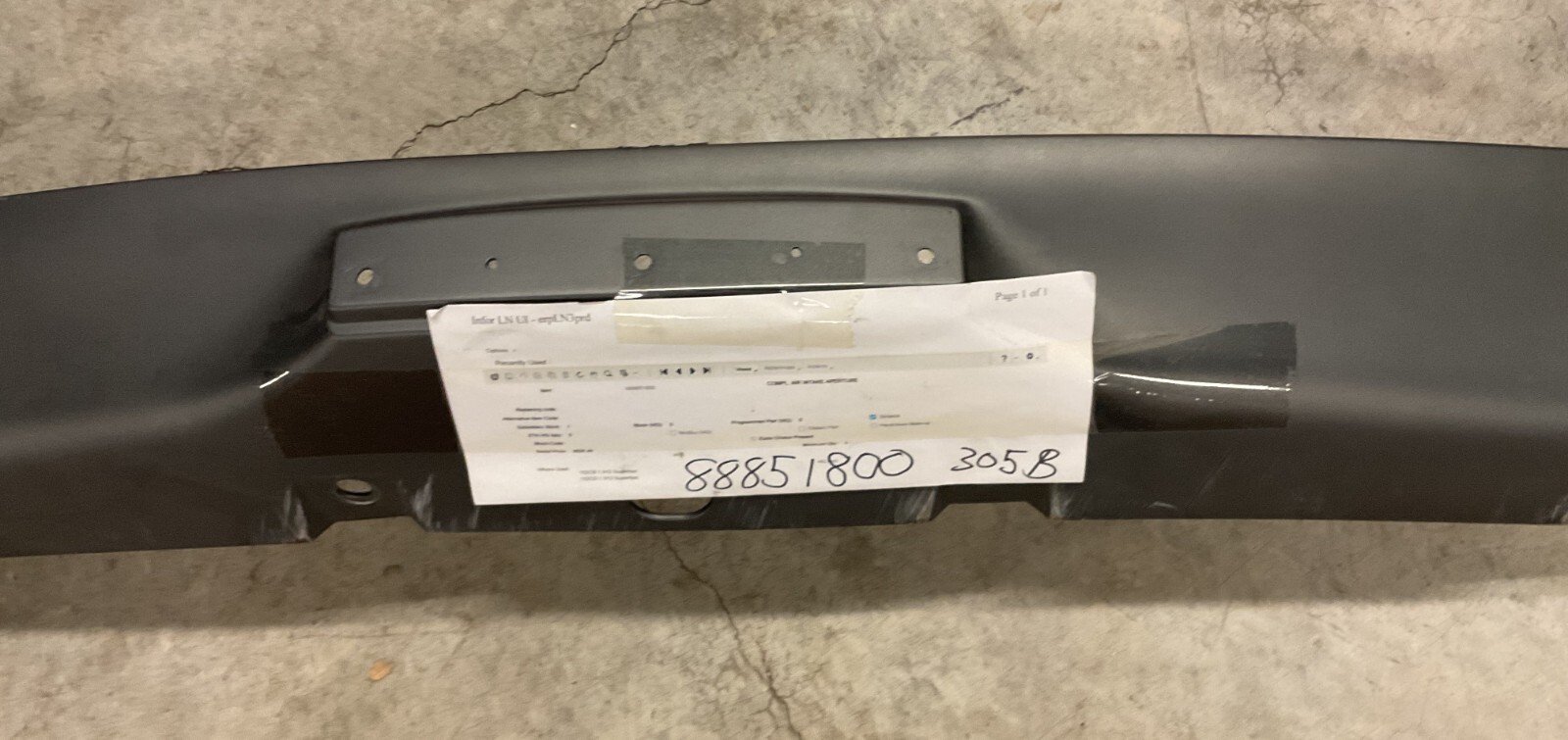 Ferrari 812 Intake hose P/N 88851800