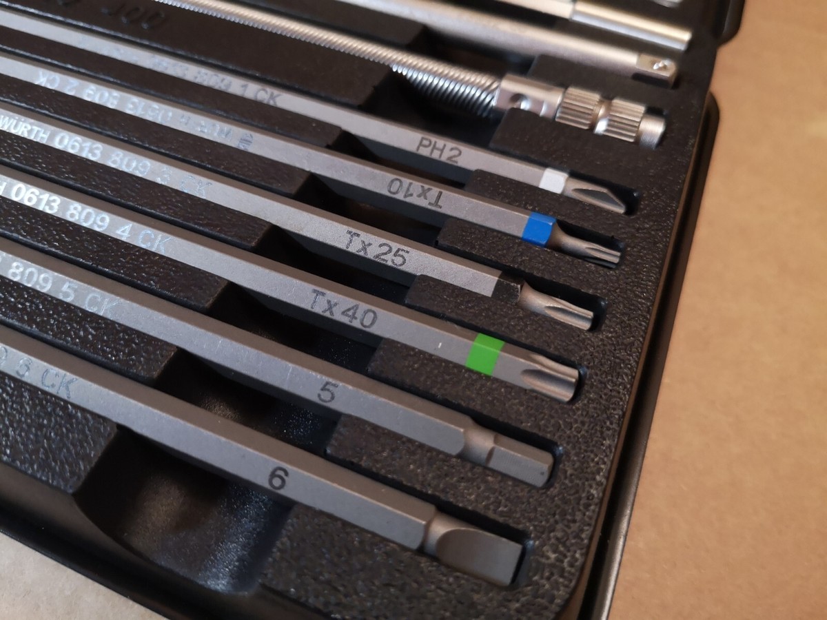 WURTH ZEBRA T-HANDLE SCREWDRIVER & SOCKET SET 21PCS 0613630400 | eBay