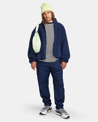 Nike Club Fleece Sherpa Winterized Full Zip Jacket Blue FB8386-410