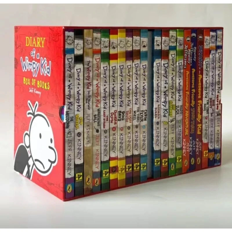 Diary Of A Wimpy Kid by Jeff Kinney Boxed Set 1-24 Books (MP3 Bonus 1-14) NEW - Image 3 of 4