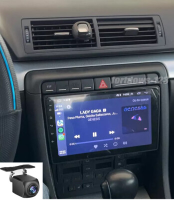 For Audi A4 2000-2009 Apple CarPlay Car Stereo Radio GPS Navi Wifi Android + Cam