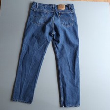 Vtg Levis 505 Jeans Orange Tab 40x32 Measure 37 x 30.5 Blue Denim 90s Mens