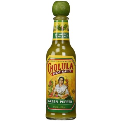 Cholula Green Pepper Hot Sauce 5oz. (Pack of 3)