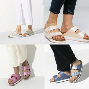 arizona icy metallic birkenstock