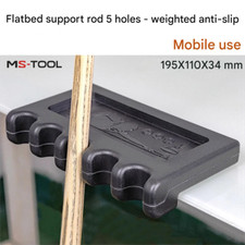 Pool Cue Holder, 4-Cue Portable Pool Stick Holder for Table, Weighted  Durable