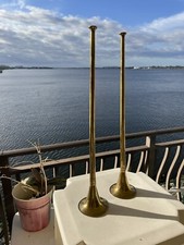 Pair Yellow Brass Trombone 23  
