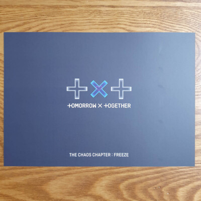 Group Official Lucky Draw Postcard TXT The Chaos Chapter : Freeze