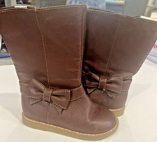 Baby Gap, Girls, Brown Bow Boots, toddler size 6