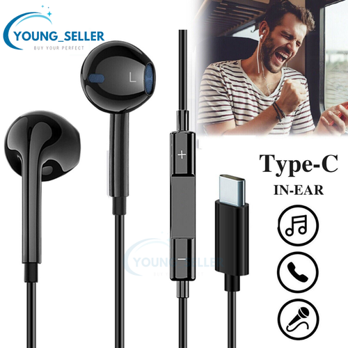 For Samsung Galaxy S22 S21 Ultra S20Fe USB C Type C Earphones