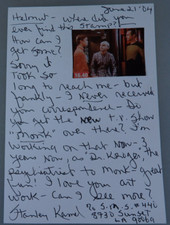 Autograph mit Bezug "Monk" US Film TV Schauspieler Stanley Kamel 2004 (108559)