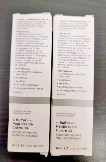 Lot Of 2 The Ordinary "Buffet" + Copper Peptides 1% Serum - 1 oz Each  - Image 3 of 3