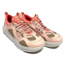 UGG Calle Lace Pink Sneaker Shoe Leather 1125391  Women 10