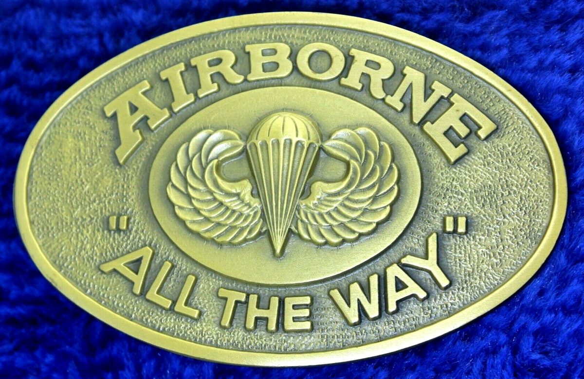 W34相当！US Army Airborne All The Way Belt W34相当！US Army Airborne All The Way Belt - メルカリ