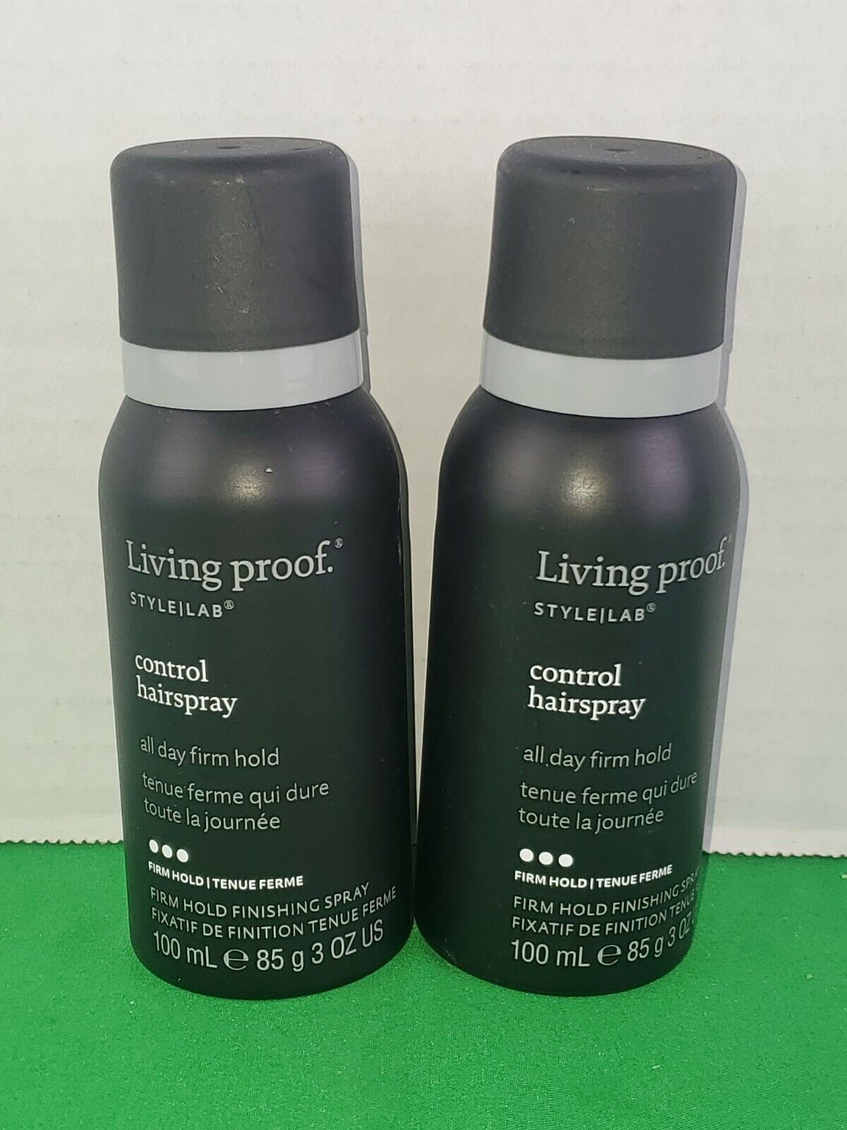 2PK Living Proof Style Lab Control Hairspray All Day Firm Hold Finish Spray,3.0