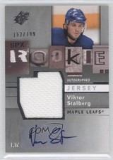 2009-10 SPx Rookie Auto Jersey 162/799 Viktor Stalberg #171 Auto h0i