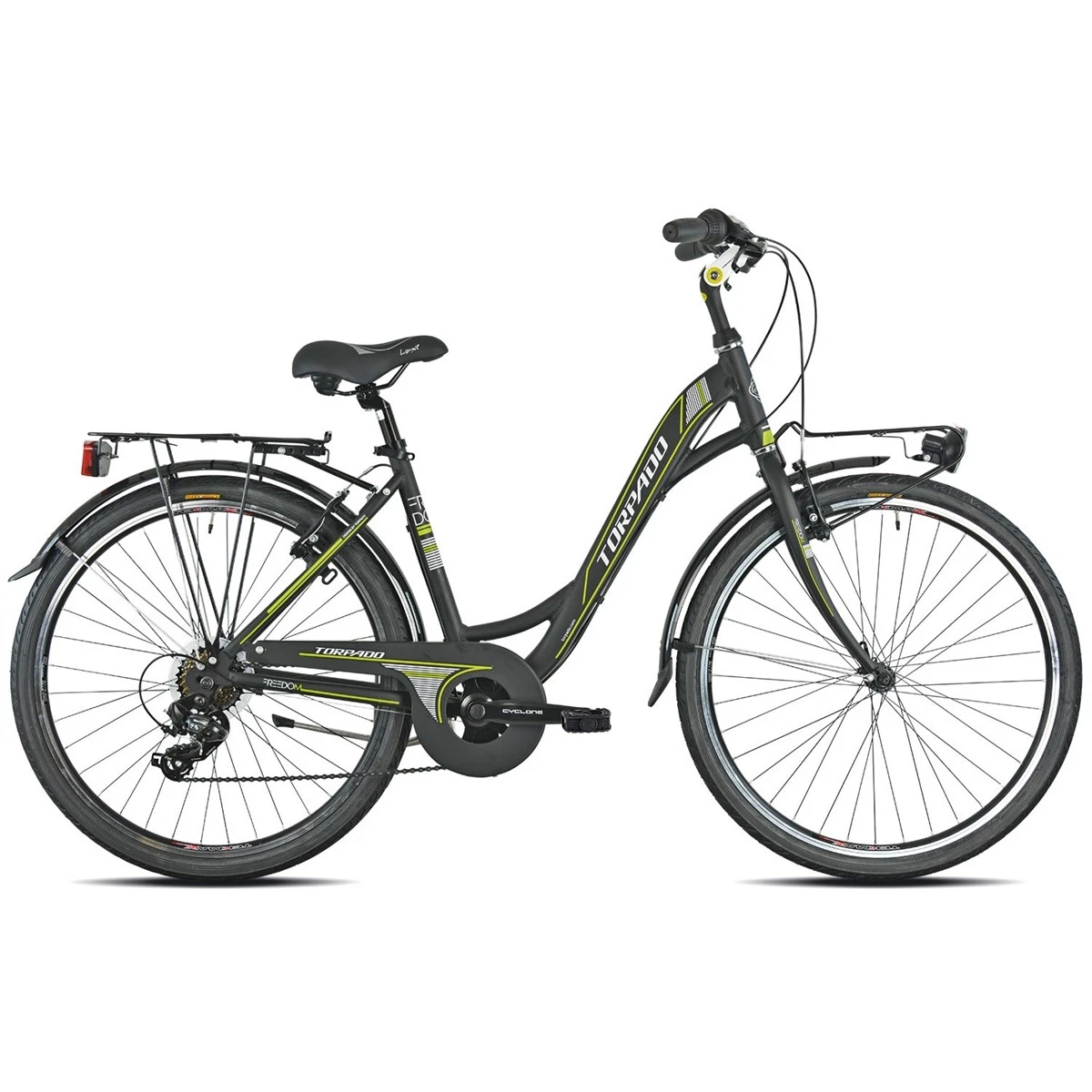 Bici da città E-RETRO' LADY DISC 28′ - Verde - Cremonini Bike