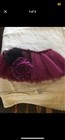 Burgandy Newborn Tutu And Headband Great For First Photos — photo 2