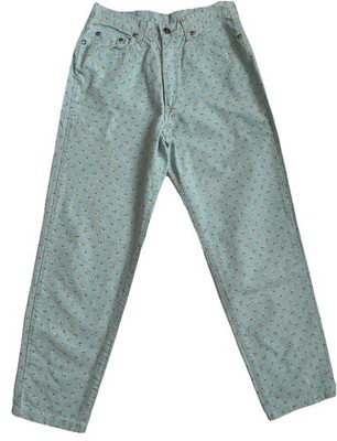 Vintage Lee Cooper Jeans High Rise Tapered Legs Floral Print Leila Pants 26 X 25
