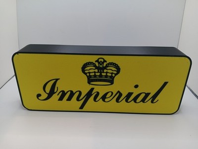 Retro Imperial Toys logo lightbox sign display light box sign