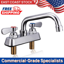 4" Small Sink Faucet - 6" Swivel Spout Brass