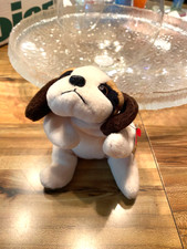 Ty Beanie Baby Bernie the St. Bernard (Retired) 4th Generation DOB 10-03-96
