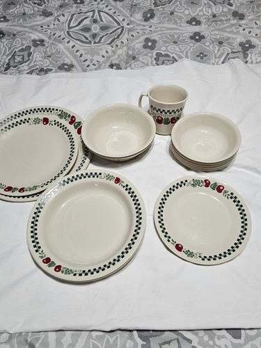 Set Of 17 Corelle Farm Fresh Dinnerware