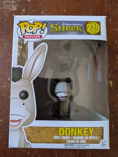 Funko POP! Movies Dreamworks Shrek Donkey #279 Vinyl Figure  Vaulted/Retired