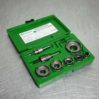 Greenlee 648 Hole Cutter Set Quick Change Carbide Tipped for 1/2 2Inch Conduit
