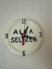 Vintage Alka-Seltzer Advertising Wall Clock -...