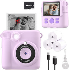 Instant Print Camera for Kids, Christmas Birthday Gifts for Girls Boys Age 3-12,