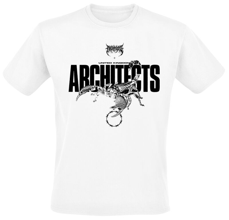 Дизайнерская футболка Herren Scorpio weiß Band-Товары, Группы