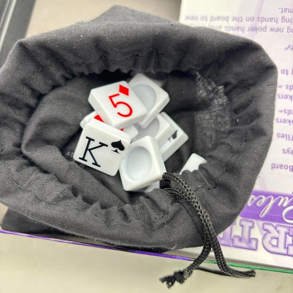 Poker Tiles Game COMPLETE MasterPieces 2005 Board Trays Family Friends - Image 4 of 4