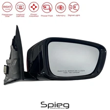 Passenger Side Mirror for 2017-23 BMW 5Series G30 with Power Fold Memory w/o BSM