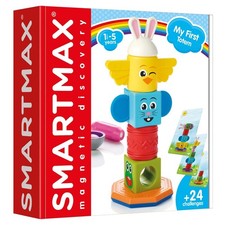 SmartMax Mein erstes Totem - Kinder Magnet Stapelblock Gebäude Baby Spielzeug