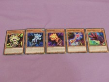 Yu-Gi-Oh  Donner-Eis-Feuer-Magische-Bedeutende Hand Karten 