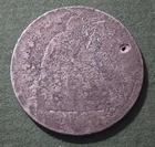 1846O Seated Liberty Dollar - Holed/damaged space filler - POOR - 25.10 grams