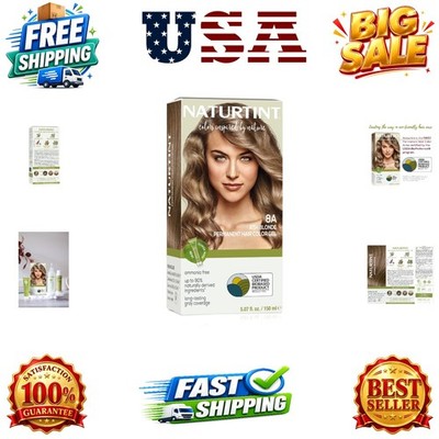Ash Blonde Permanent Hair Color Pack of 1, Ammonia Free, , Cruelty Free, up t...