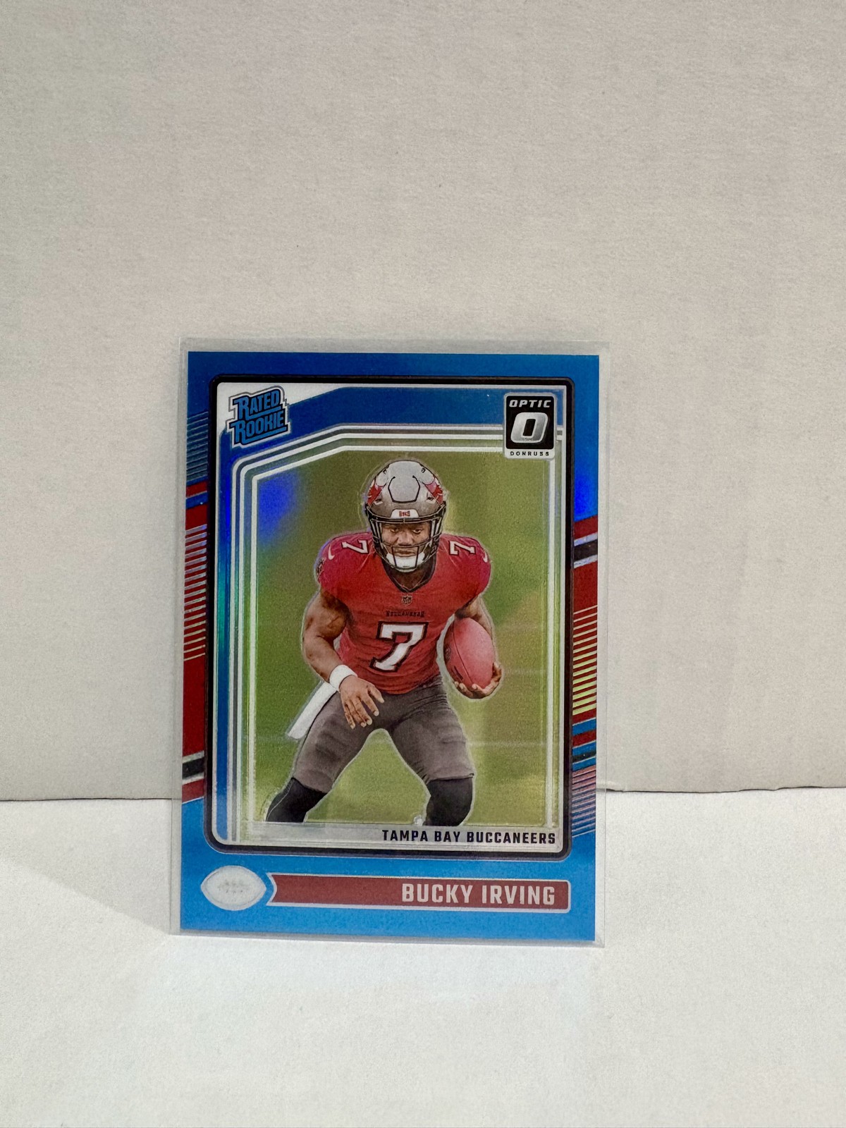 2024 Panini Donruss Optic - Rated Rookie Bucky Irving #216 Aqua Prizm /299 (RC)