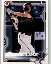 2021 Bowman Draft Joe Mack #BD-159 Miami Marlins