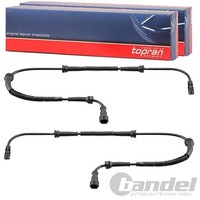 2X Topran ABS-SENSOR Raddrehzahl Vorne Beidseitig Passend FÜR Nissan Primastar
