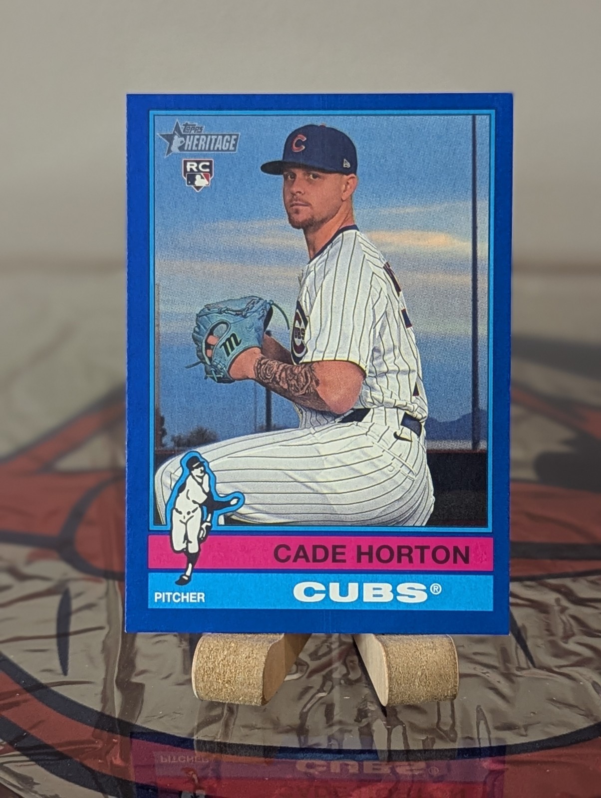 Cade Horton #626 Topps 2025 Heritage High Number Dark Blue Border